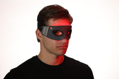 Dogface Red Light Eye Mask adjustable strap for a snug fit.