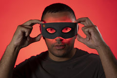 Dogface Red Light Eye Mask targets the eye area for potential revitalization.