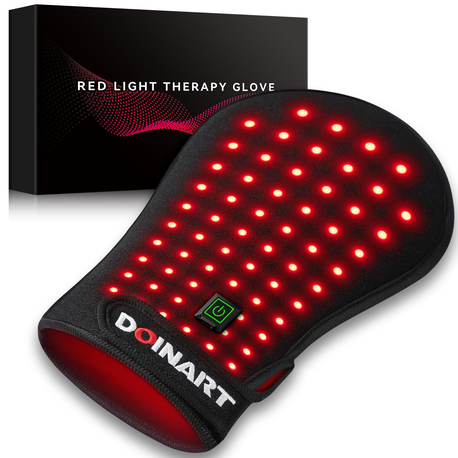 Doinart hand therapy device front view for at-home red light therapy
