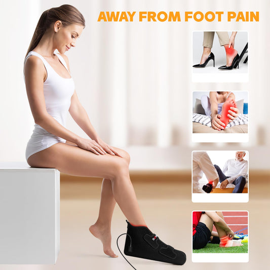 Doinart infrared foot warming device delivers gentle heat and light therapy