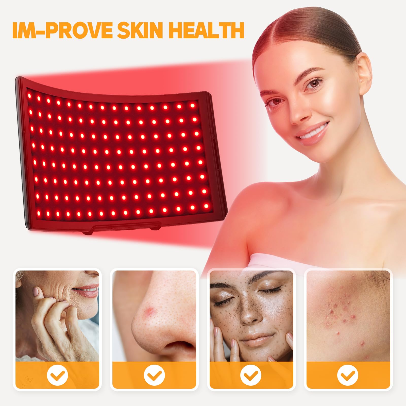 Doinart red light body panel delivers convenient at-home therapy for muscles and joints.