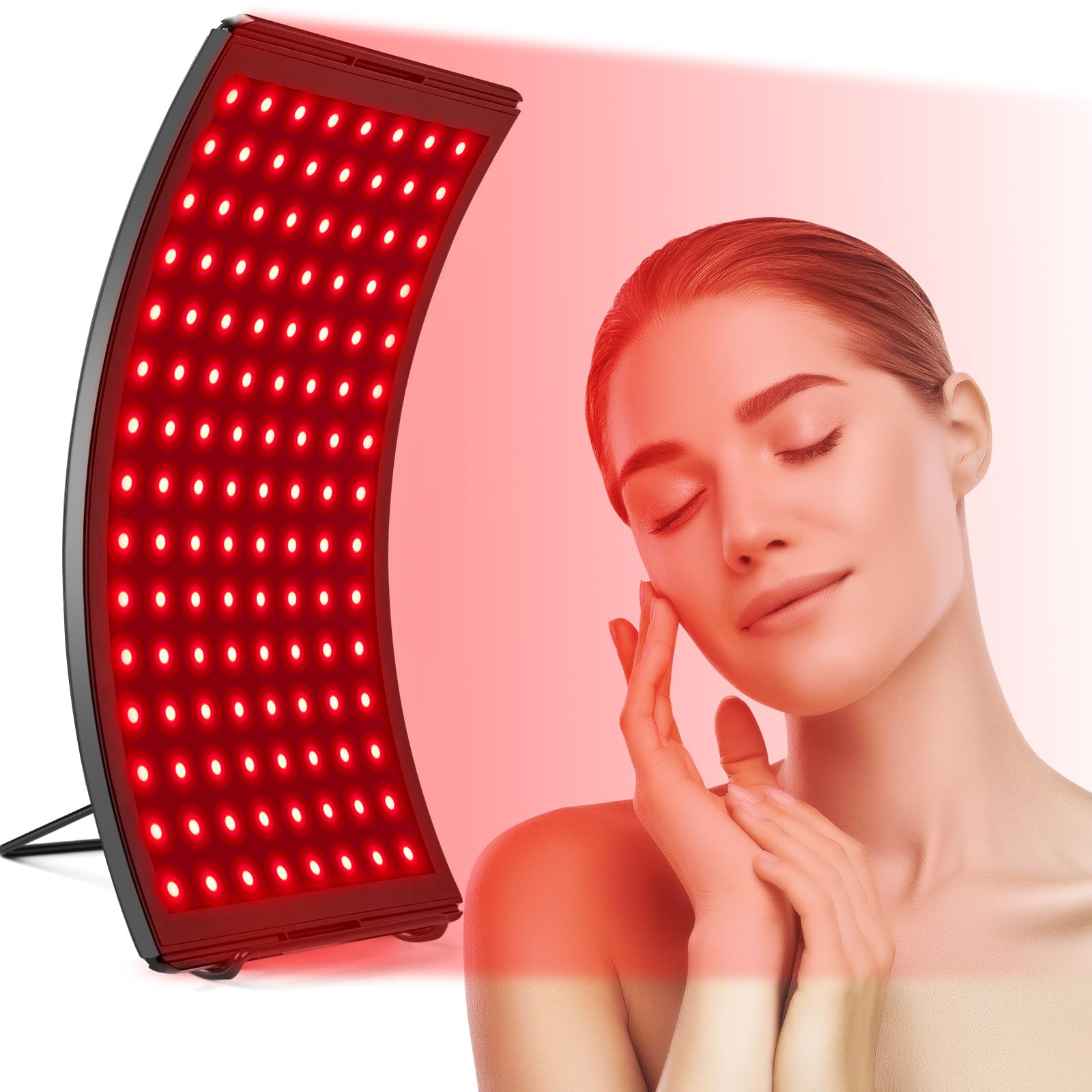 Doinart red light face curved focus for comprehensive skin coverage.