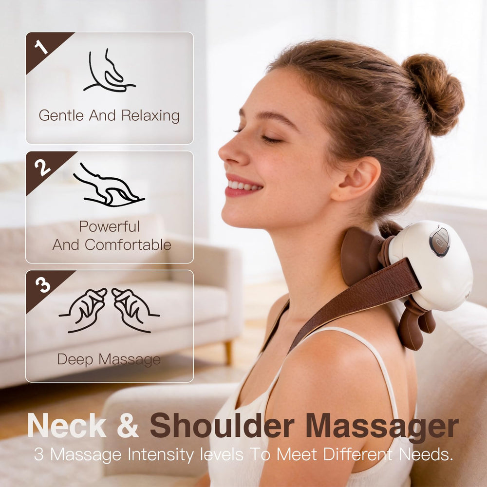 Dojavop 4D bionic massage heads simulate hand kneading