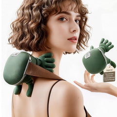 Dojavop neck massager with heat, front view for neck tension relief
