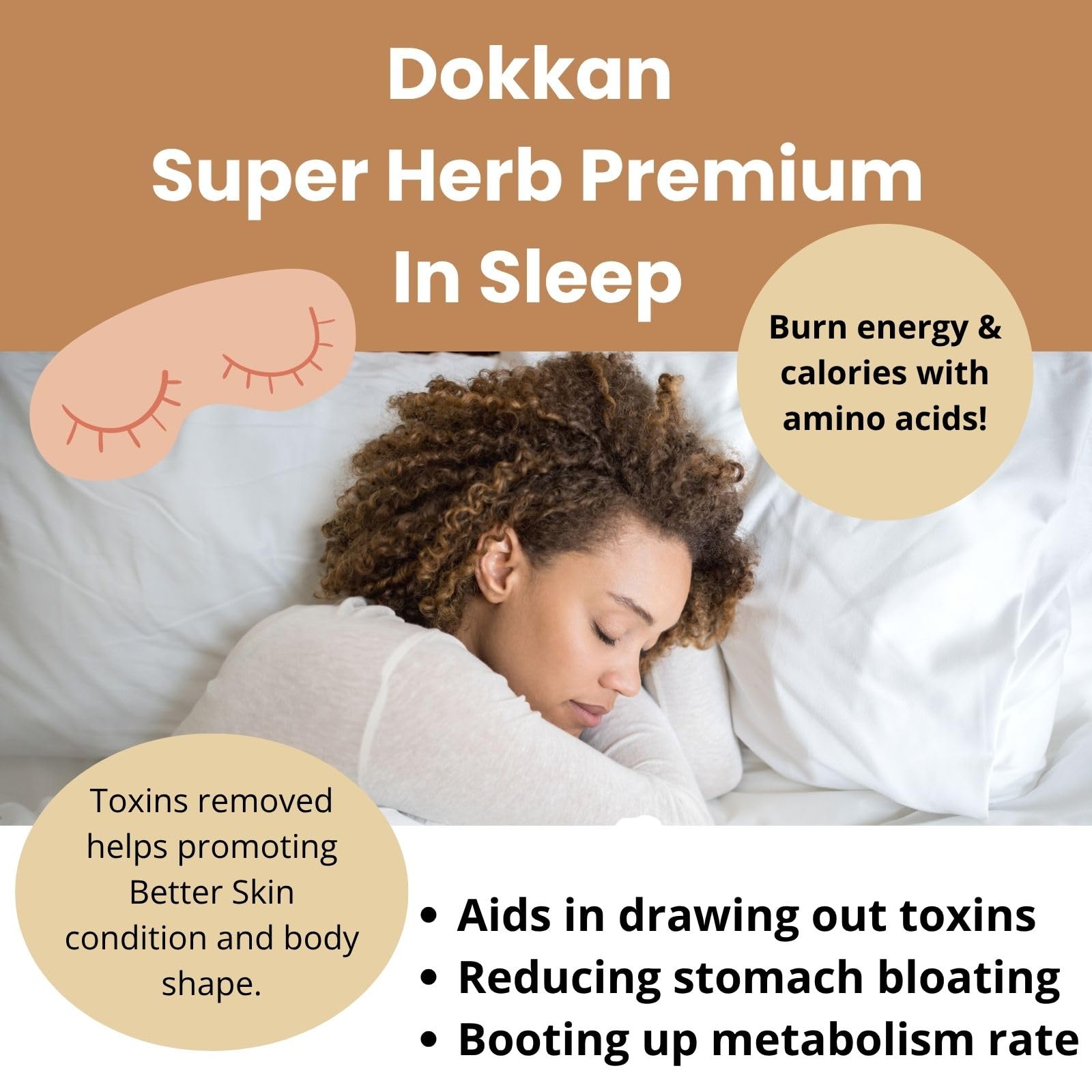 DOKKANABURADAS 17-herbal-fiber-blends tablets promote gut balance and fullness.