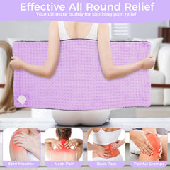 Domigard heating pad features a 4 auto-off timer for safe, flexible use