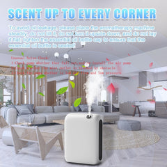 Dongzhen setup in a large room demonstrating wide fragrance coverage