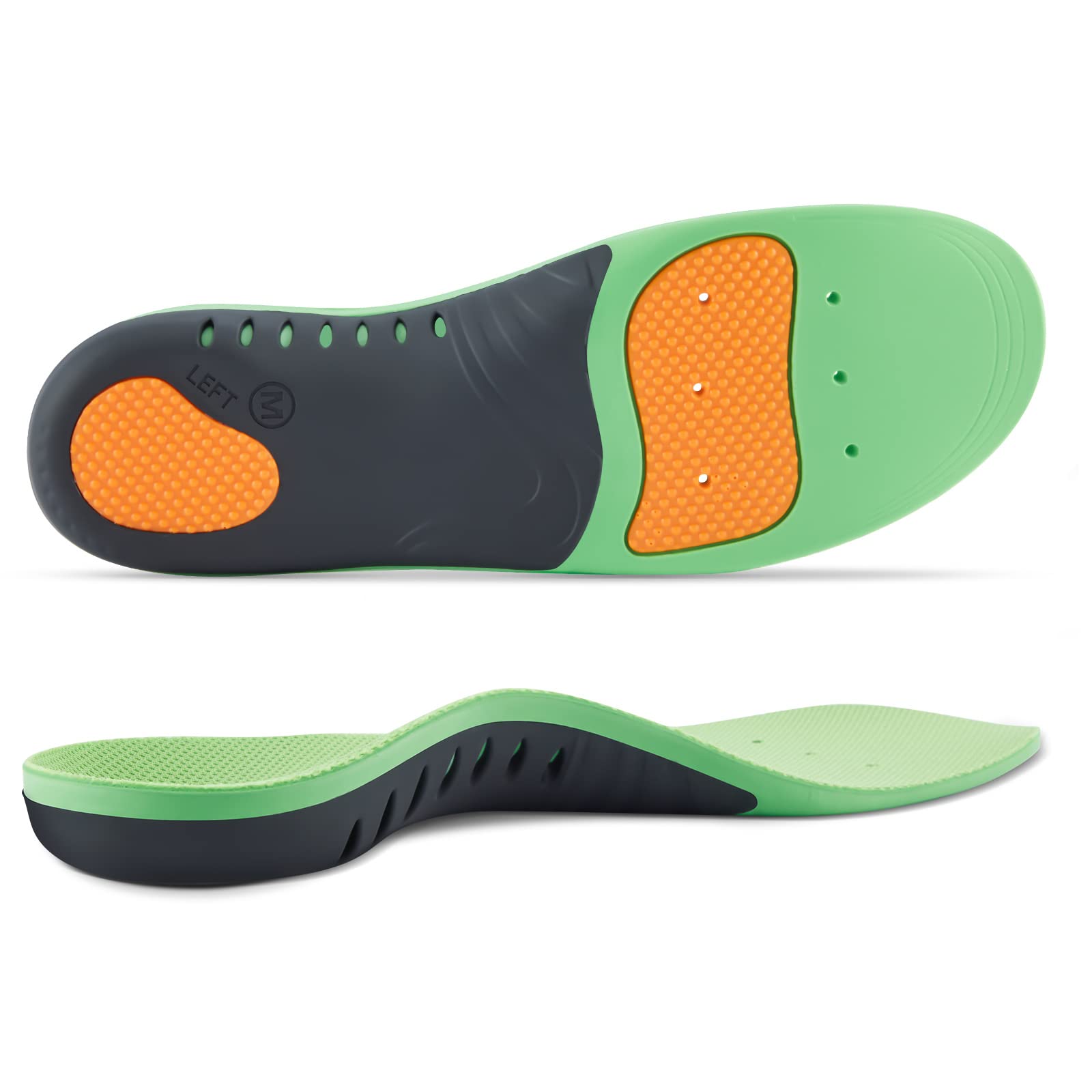 DONQE arch-support insole provides stability for daily wear.