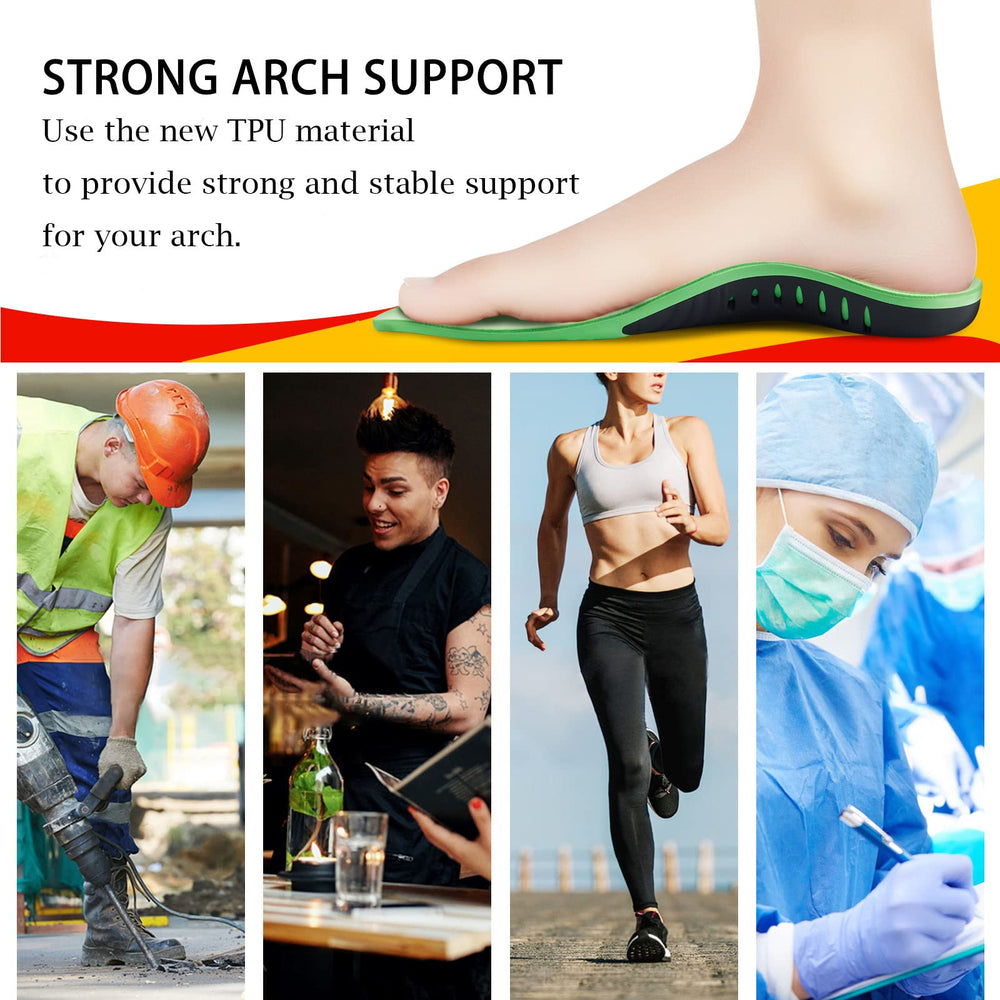 DONQE arch-support insoles enhance stability for running and hiking adventures