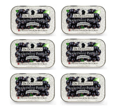 DOOLITTLE blackcurrant pastilles tin for on-the-go throat moisture.