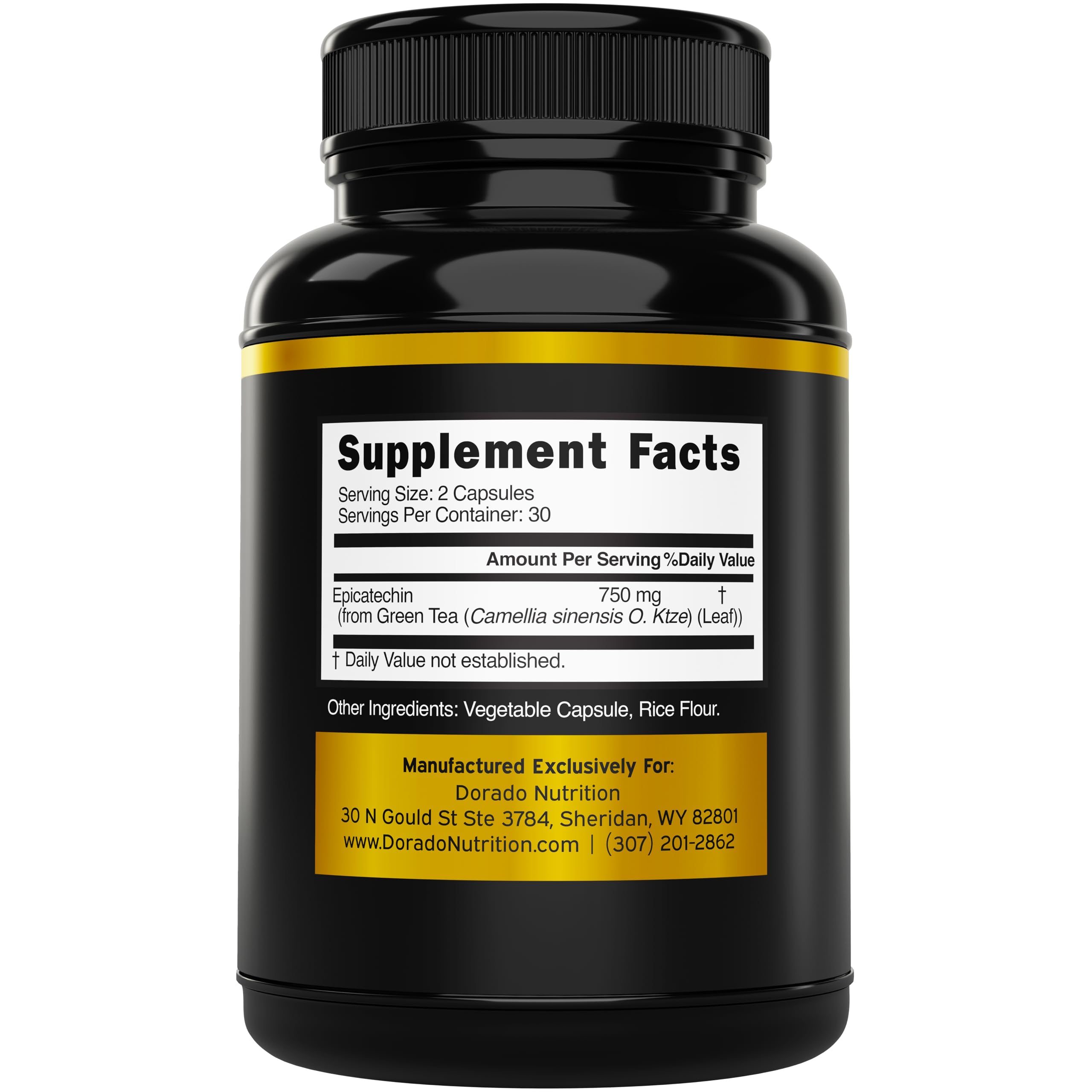 Dorado Nutrition Epicatechin capsules deliver strength and stamina for training sessions