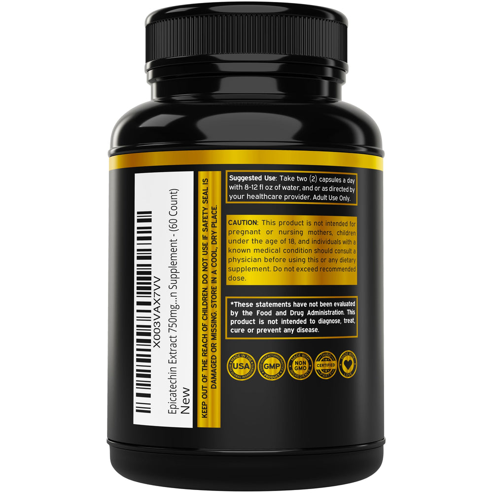 Dorado Nutrition Epicatechin label highlights purity and ingredient clarity