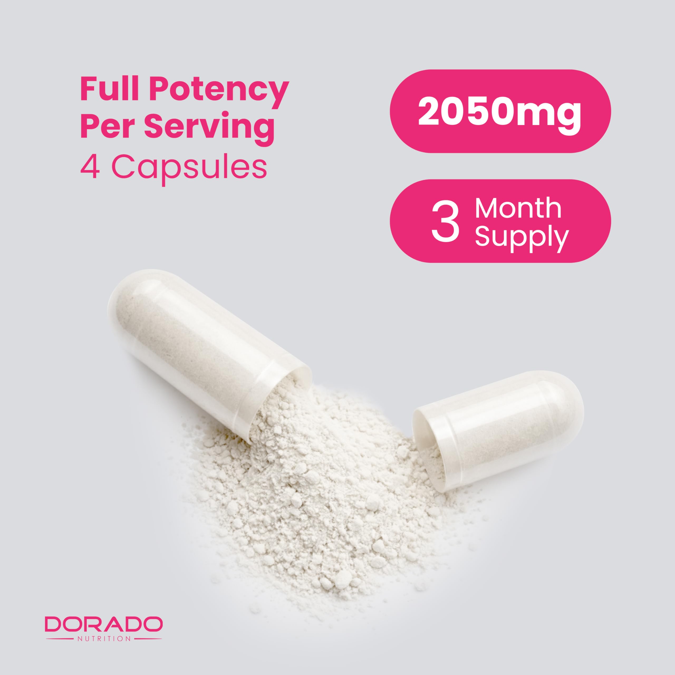 DORADO NUTRITION Myo-Inositol & D-Chiro Inositol capsules in daily routine scene.