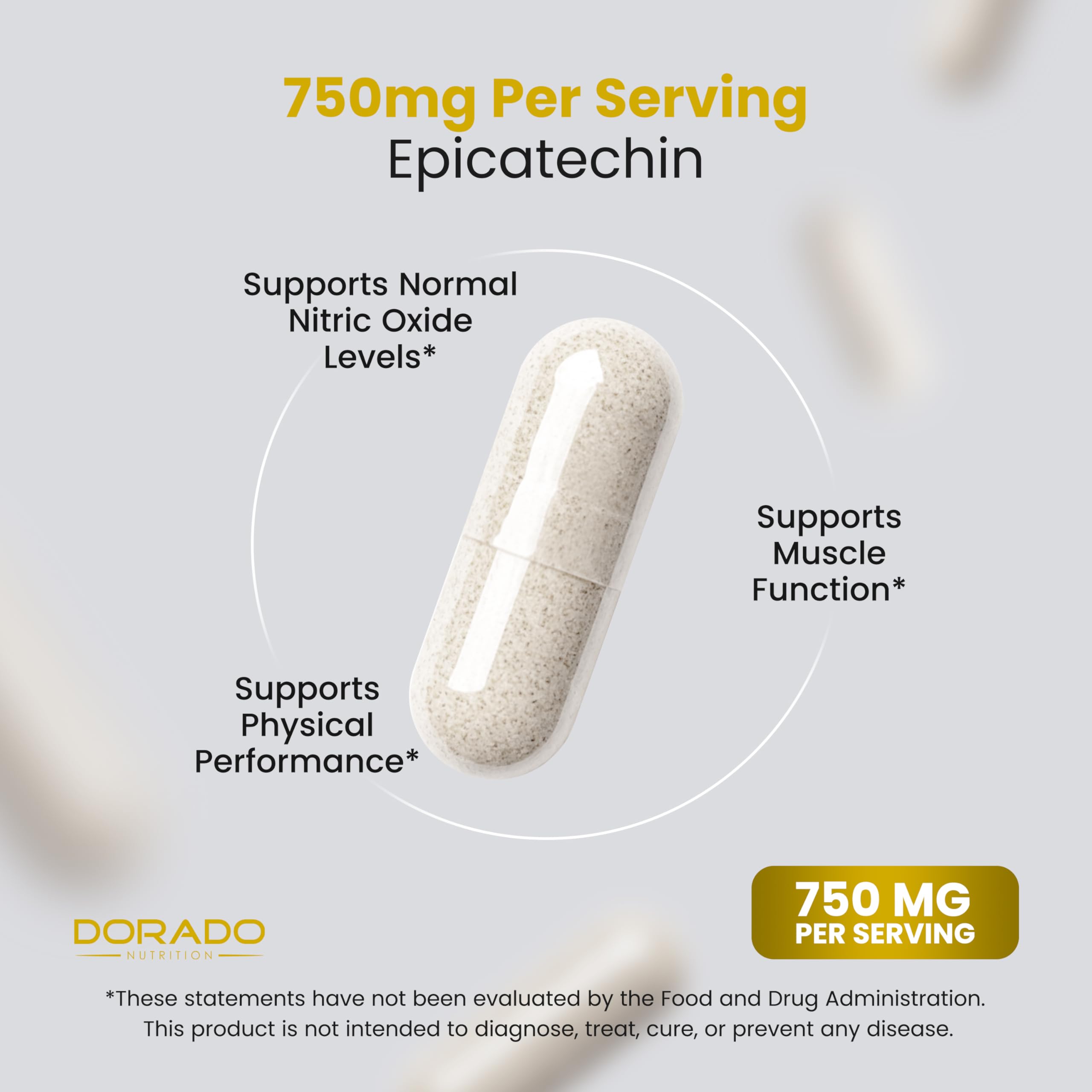 Dorado Nutrition Epicatechin manufactured in the USA ensures trusted quality