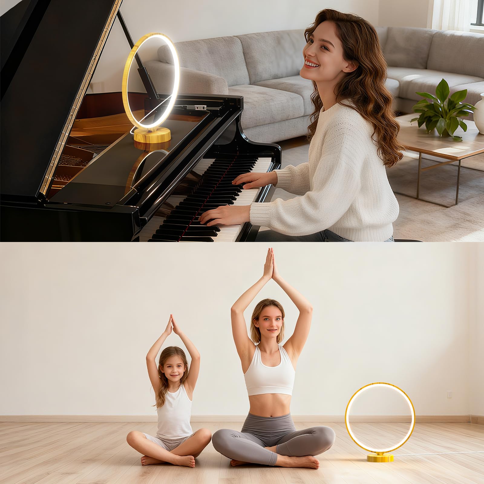 Doraubia sun-like illumination enhances desk space aesthetics and focus