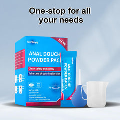 Dordnyq Anal Cleanse Kit with twelve packets displayed for easy use.