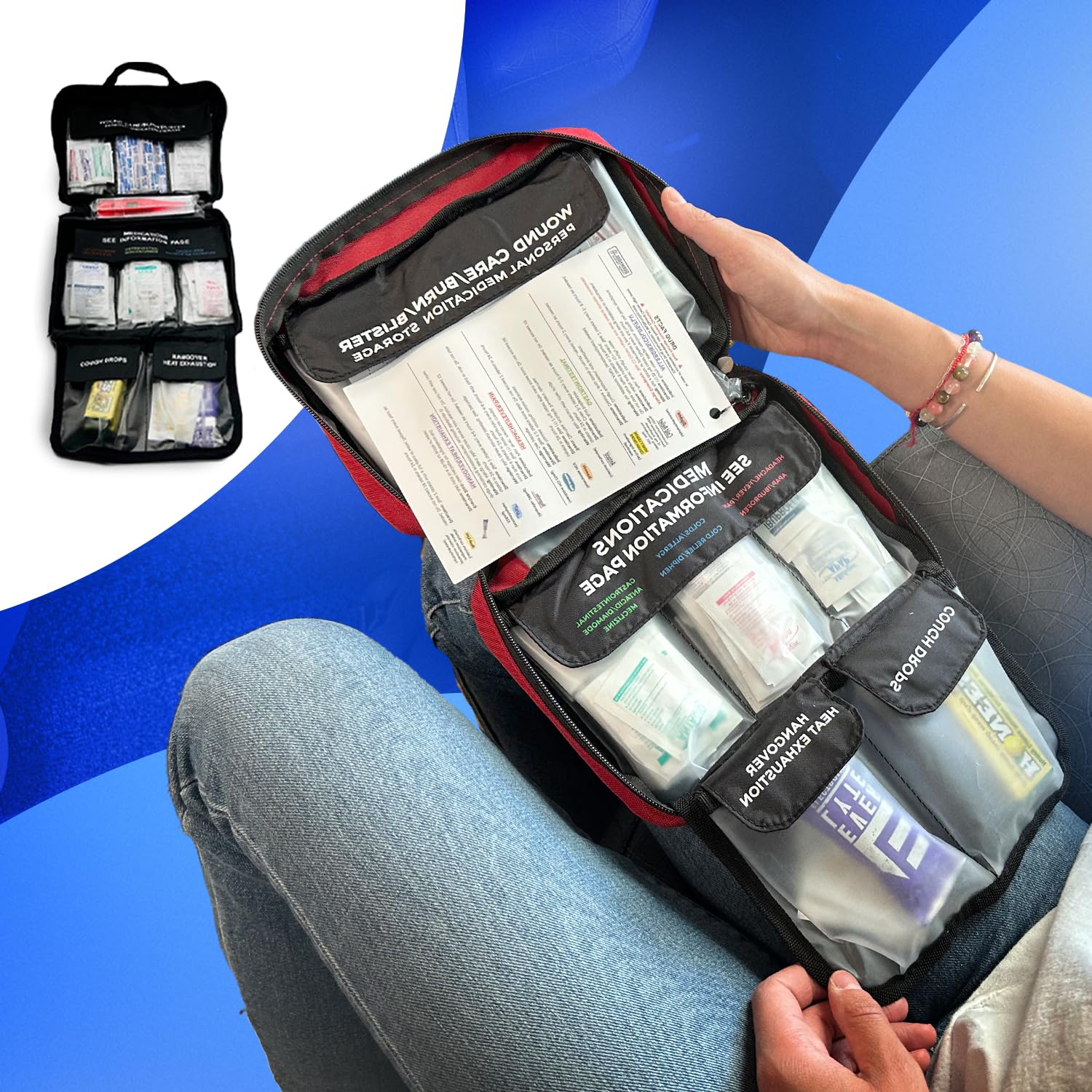DormDoc bandages and adhesive strips for everyday dorm or school minor injuries.