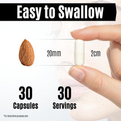 DoSe by VH capsules in hand for easy daily intake