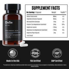DoSe by VH vegan capsules designed for skin and joint wellness