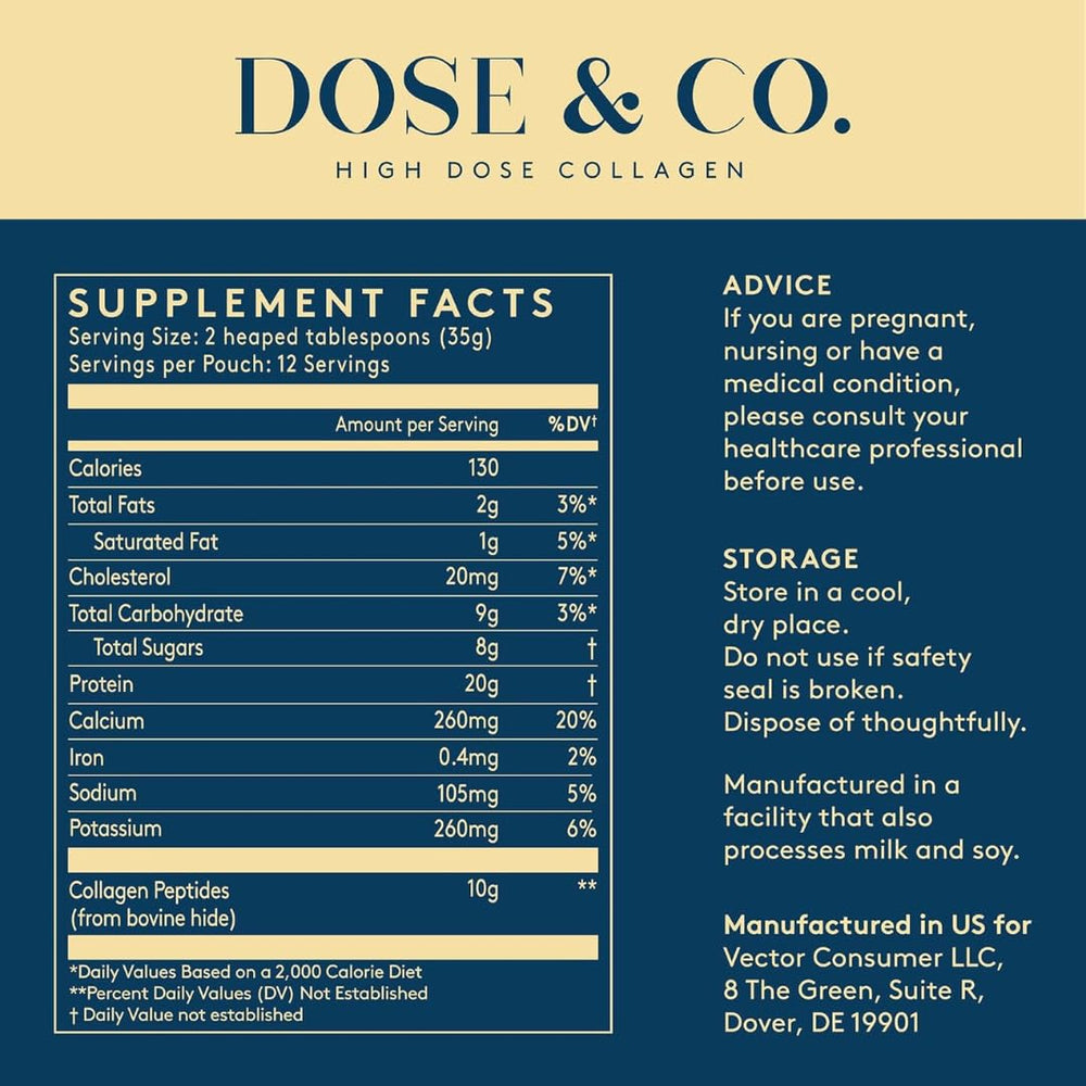Hydrolyzed Type I & III collagen ingredients highlighted on label