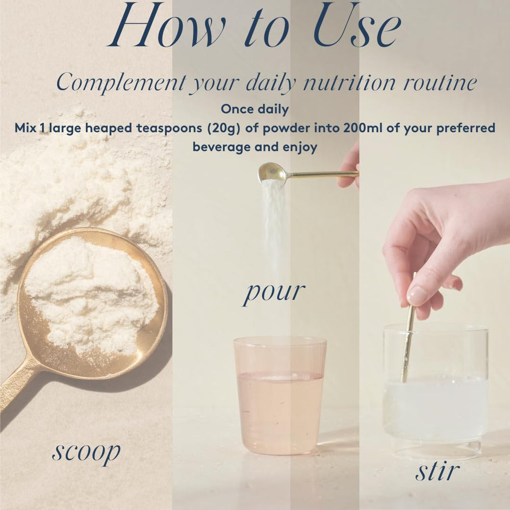 Smoothie scene with DOSE & CO Vanilla Collagen Creamer for added protein.