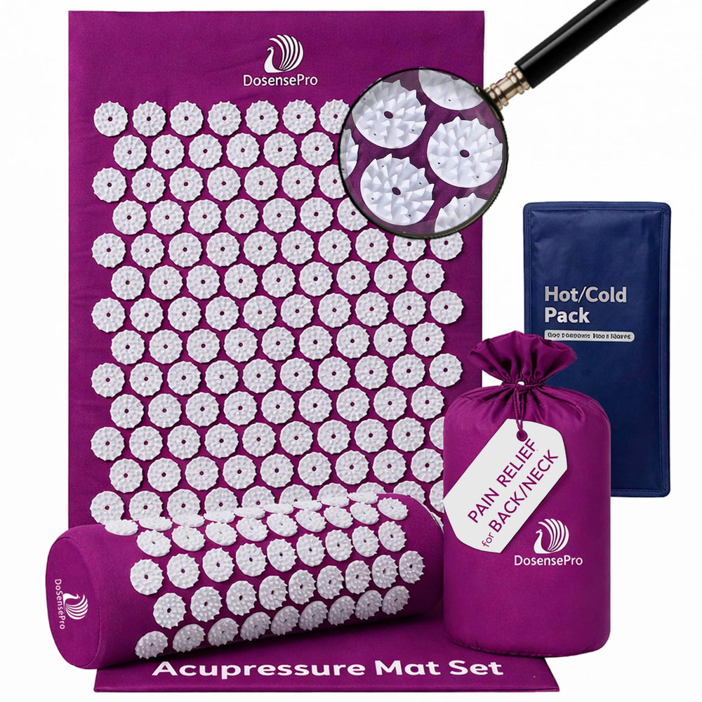 DoSensePro acupressure mat with full back coverage for targeted relief during sessions