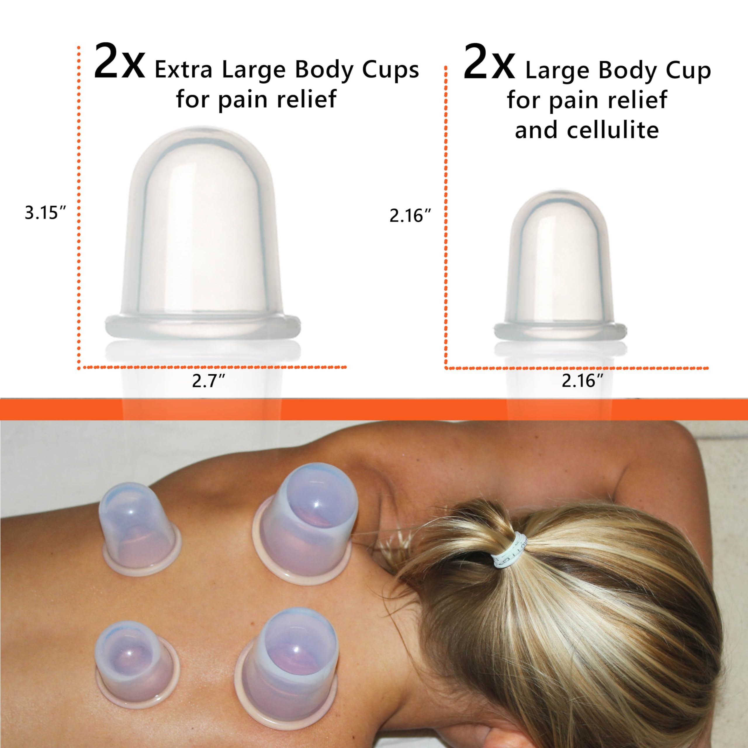 DoSensePro hip cupping for relaxing muscle relief after workouts.