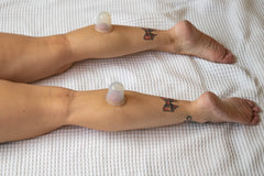 DoSensePro cups with massage oil enable smooth gliding during therapy.