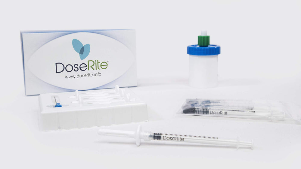 DoseRite dosing jar and adapter simplify preparation and dosing workflows.