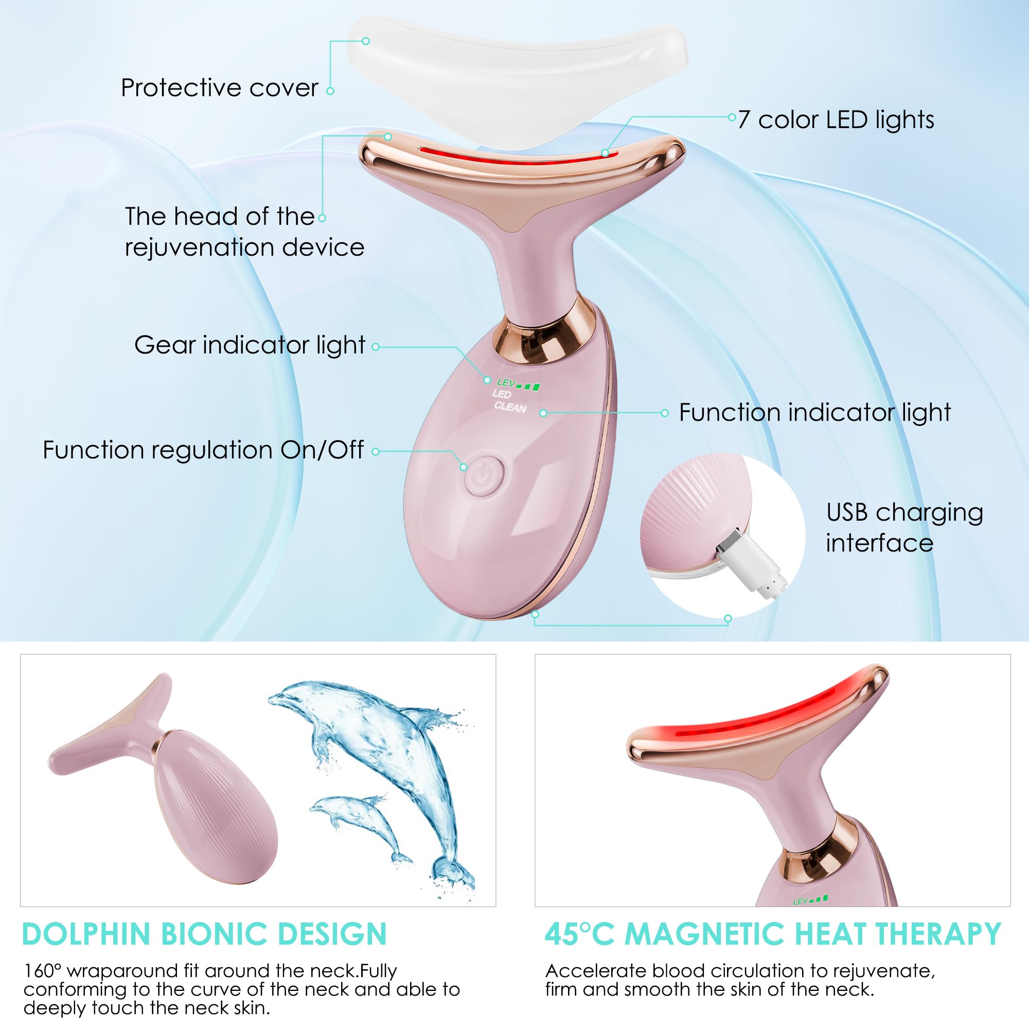 Doset 3 modes and heating offer customizable sessions.