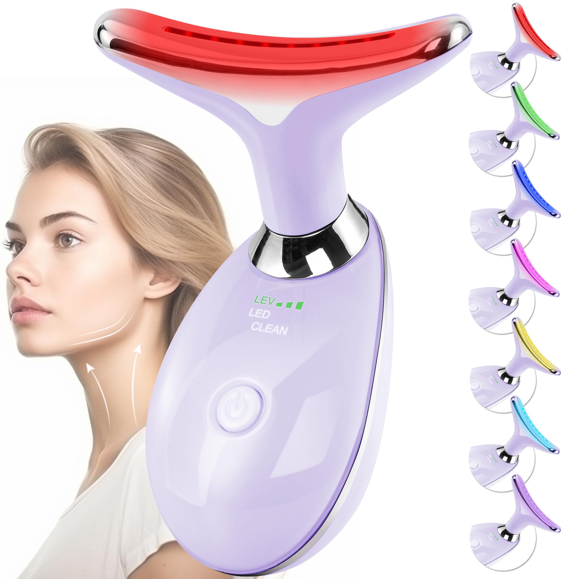 Doset facial massager with arc head glide aids even product absorption.
