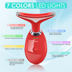 Doset facial massager red-light therapy feature for a gentle session