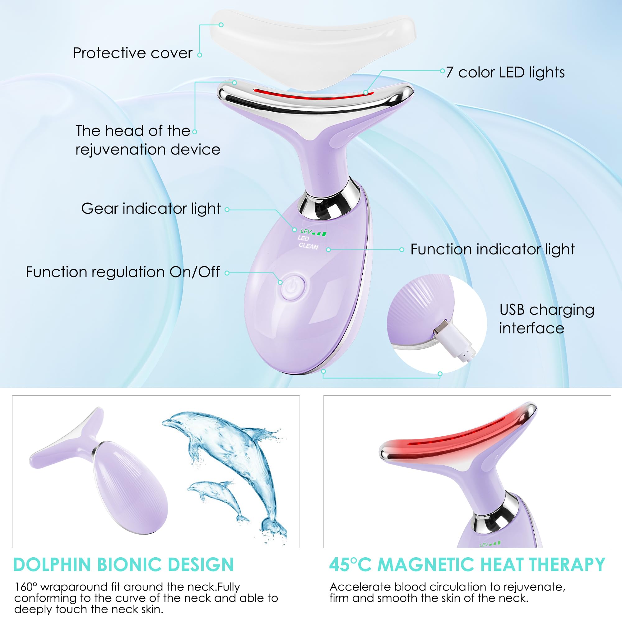 Doset on-the-go design fits bags for travel-friendly skincare.