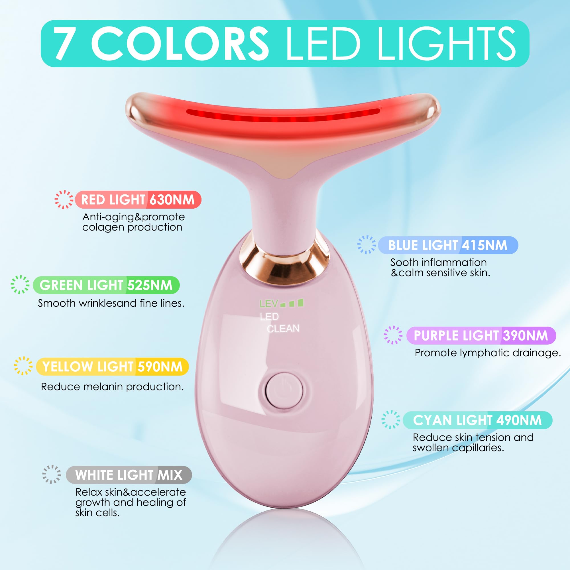 Doset red-light therapy for face and neck delivers soothing warmth.