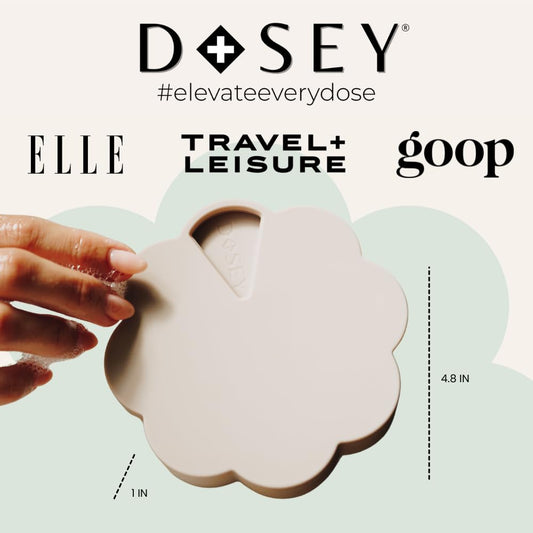 Dosey Twist+Stack dispensing mechanism demonstrates a twist for quick access to pills.