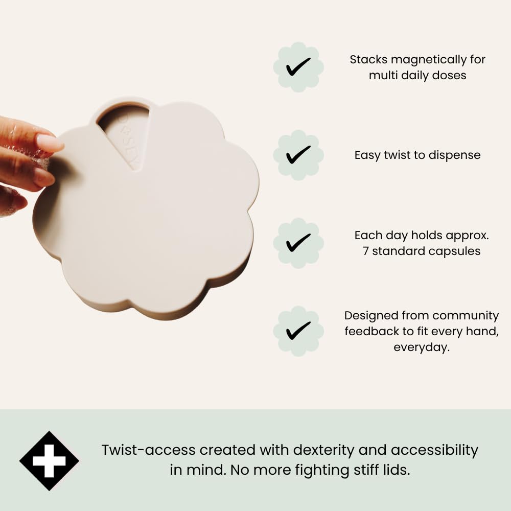 Dosey Twist+Stack ergonomic hold highlighting comfortable grip for all hands