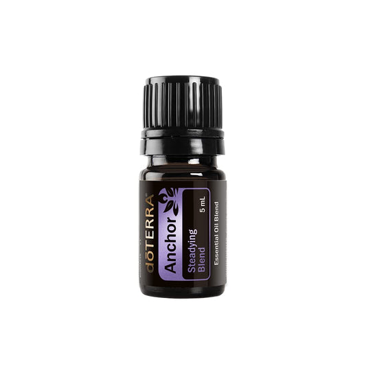 doTERRA Anchor Oil Steadying Blend bottle for calming aromatherapy and mindful practice
