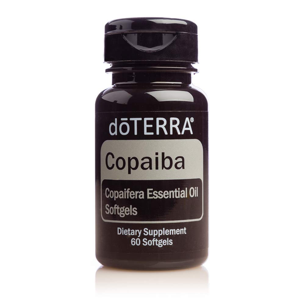 doTERRA Copaiba Softgels bottle supports immune health and digestion