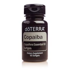 doTERRA Copaiba Softgels bottle supports immune health and digestion