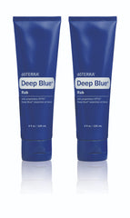 doTERRA Deep Blue Rub two-pack packaging shown for easy post-workout recovery