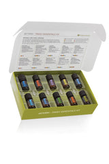 doTERRA Family Essentials Kit front view with 10 CPTG oils for daily family care