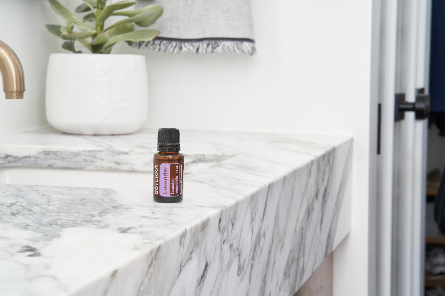 doTERRA Lavender flowers image evokes botanical calm for daily rituals