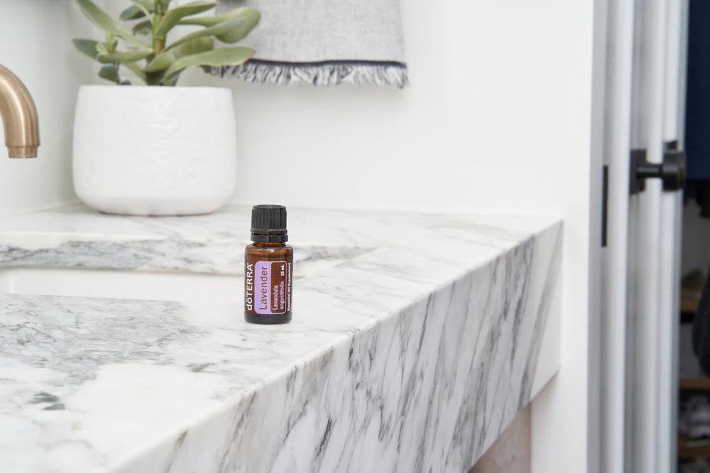 doTERRA Lavender flowers image evokes botanical calm for daily rituals