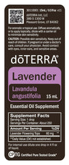 doTERRA Lavender packaging shows two bottles, ready for gifting or sharing
