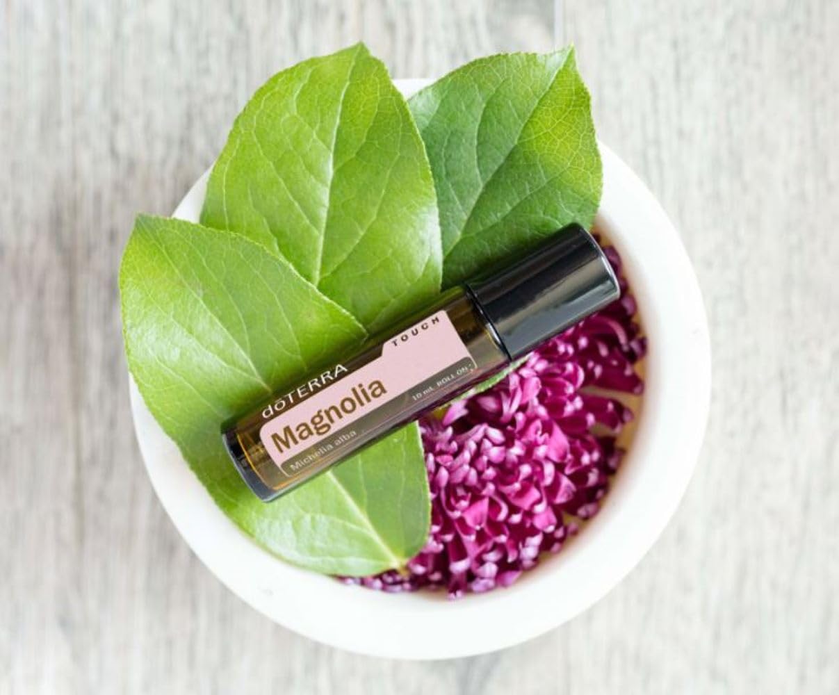 doTERRA Magnolia Touch close-up highlighting its fruity floral fragrance.