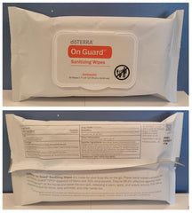 doTERRA On Guard hand wipes aroma of wild orange and warm spices.
