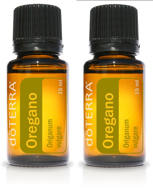 doTERRA oregano essential oil bottle 15 ml for cleansing and digestion support.