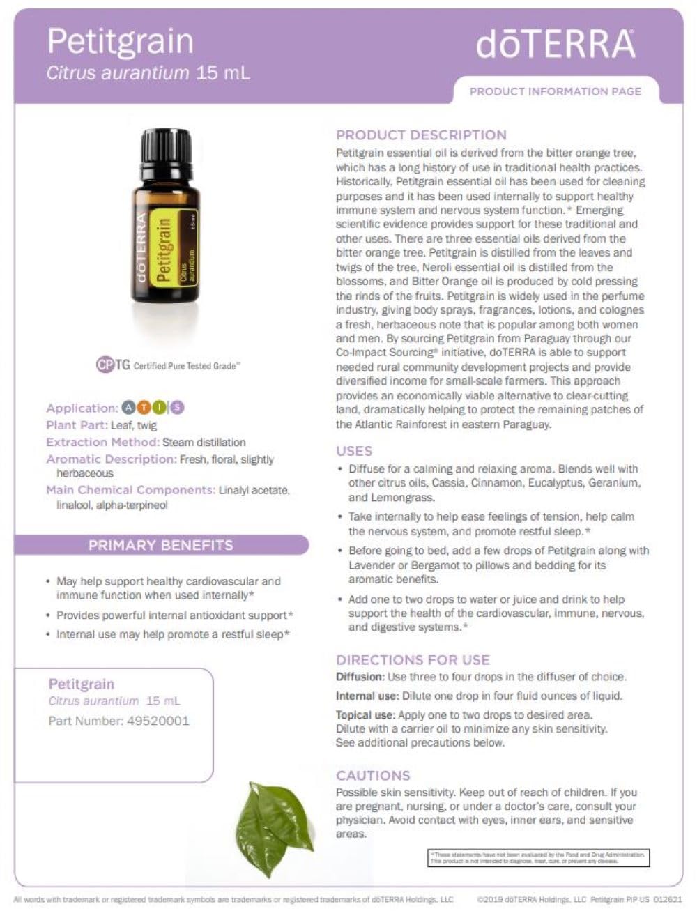 Petitgrain oil in a bath setup for a spa-like experience.