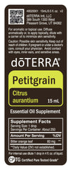 Petitgrain oil in skincare blend with a carrier oil for gentle care.