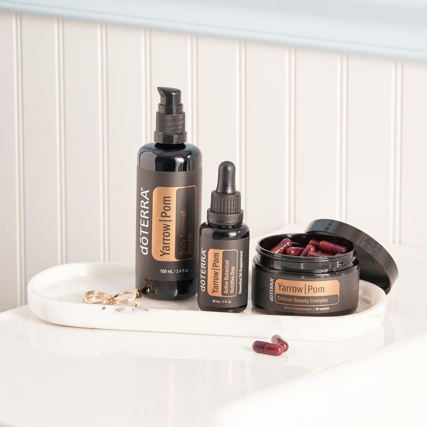 doTERRA Yarrow Pom grape seed and melon extracts in formula